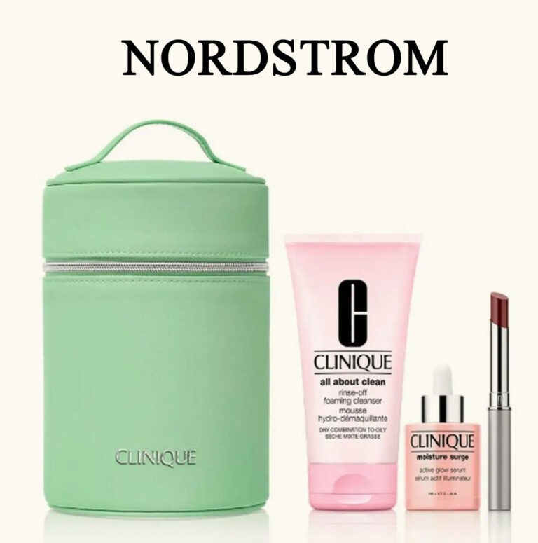 Clinique 4-piece gift with purchase at Nordstrom