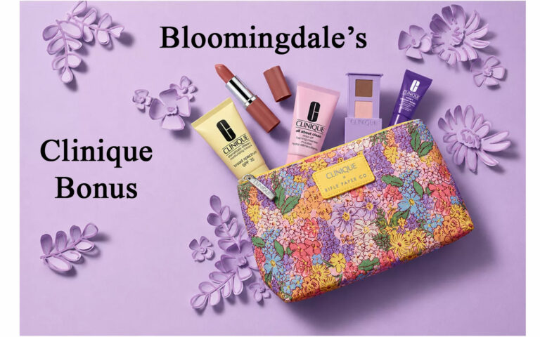 Clinique 6-piece gift with purchase at Bloomingdale's